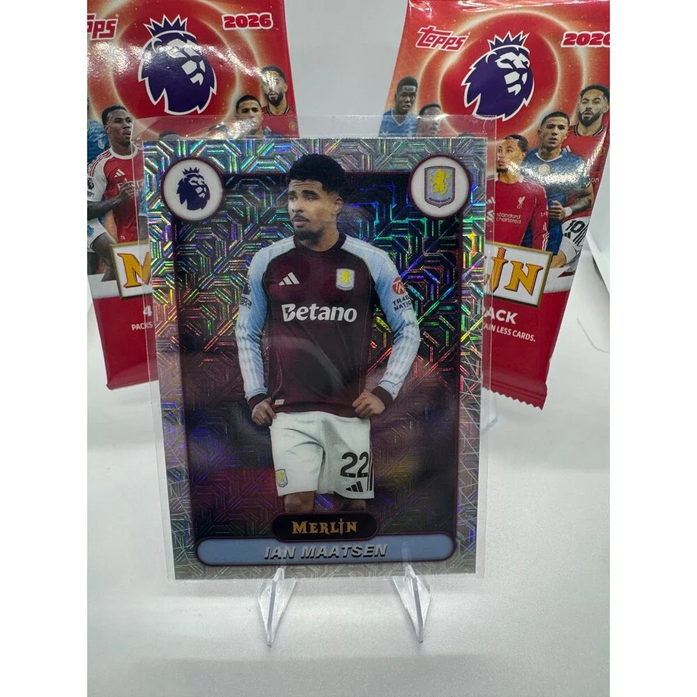 2026 Topps Merlin Premier League #21 Ian Maatsen, Aston Villa Mojo
